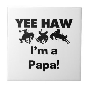 Azulejo De Cerâmica Sim Haw, sou um Papa T-shirts e GIfts