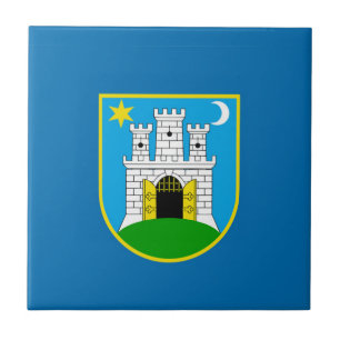 Azulejo De Cerâmica Símbolo croácia da cidade de Zagreb