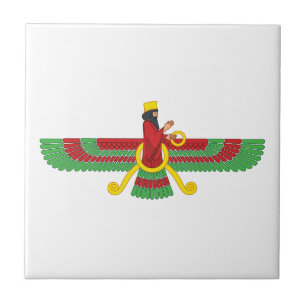 Azulejo De Cerâmica Símbolo de Faravahar
