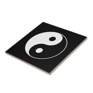 Azulejo De Cerâmica Símbolo de Yin Yang