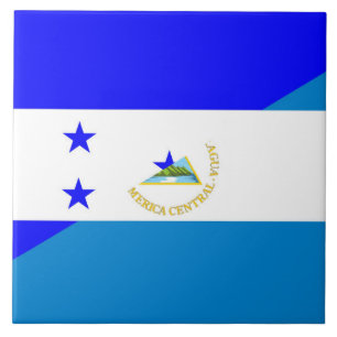 Azulejo De Cerâmica símbolo do país da bandeira de honduras Nicarág