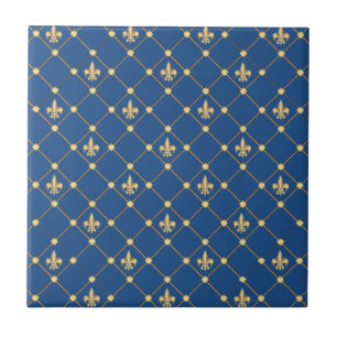 Azulejo De Cerâmica Símbolo Fleur de Lis