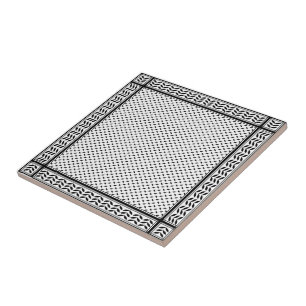 Azulejo De Cerâmica Símbolo Keffiyeh do Padrão de Resistência Palestin