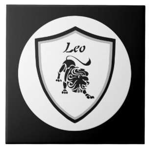 Azulejo De Cerâmica Símbolo Leo      