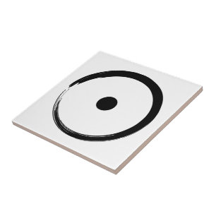 Azulejo De Cerâmica Símbolo solar astrológico - Círculo Zen Budista 1