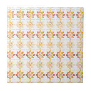 Azulejo De Cerâmica Símbolo sun letão tradicional design VIII geométri