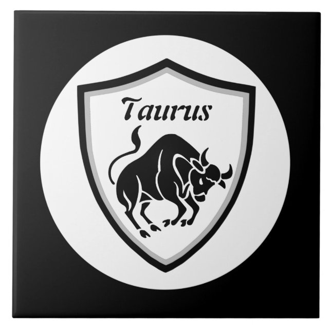 Azulejo De Cerâmica Símbolo Taurus     (Frente)