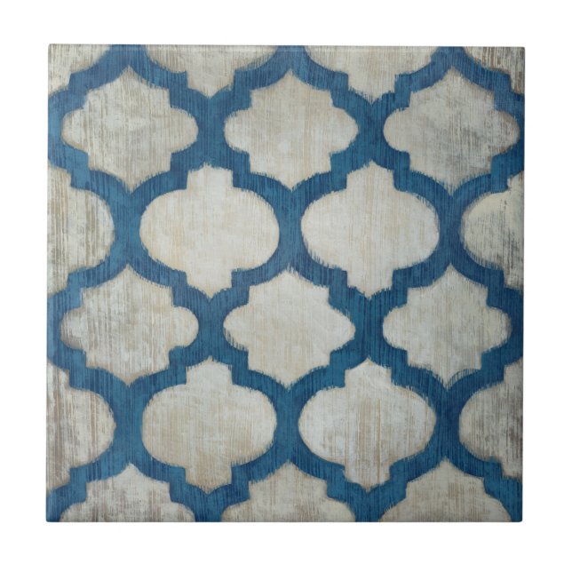 Azulejo De Cerâmica Simetria de Espectro II (Frente)