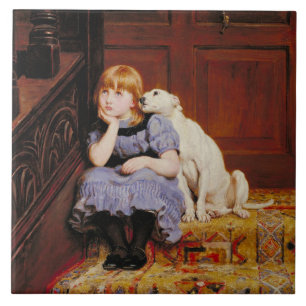Azulejo De Cerâmica Simpatia (por Briton Riviere)