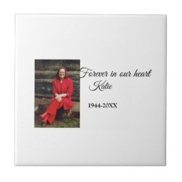 Azulejo De Cerâmica simples Adicione sua manutenção de memorial de tex