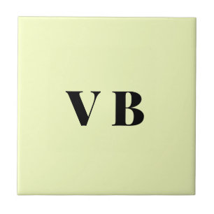 Azulejo De Cerâmica simples cores sólidas pastel personalizado