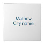 Azulejo De Cerâmica simples letra inicial monograma adicionar sua letr<br><div class="desc">design</div>