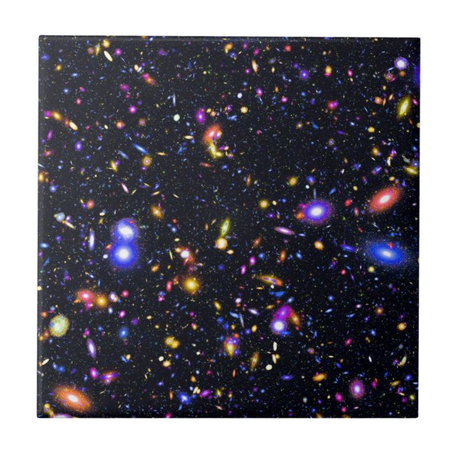 Azulejo De Cerâmica Simulação do Telescópio Espacial James Webb - Arte (Frente)