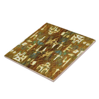Azulejo De Cerâmica Sinal Antigo Geométrico Abstrato