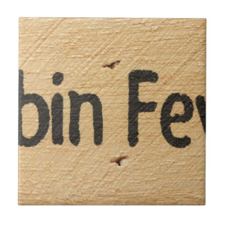 Azulejo De Cerâmica Sinal da febre da cabine