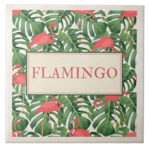 Azulejo De Cerâmica Sinal de flamingo