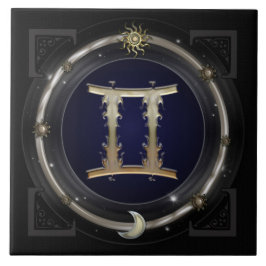 Azulejo De Cerâmica Sinal do zodíaco dos Gêmeos