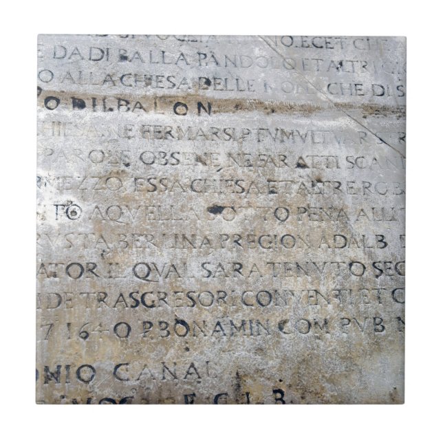 Azulejo De Cerâmica Sinal romano antigo (Frente)