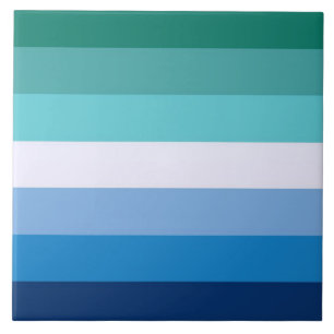 Azulejo De Cerâmica Sinalizador de Gay Men (Símbolo LGBT) (Orgulho gay