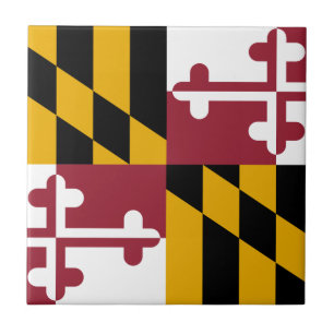 Azulejo De Cerâmica Sinalizador do Estado de Maryland