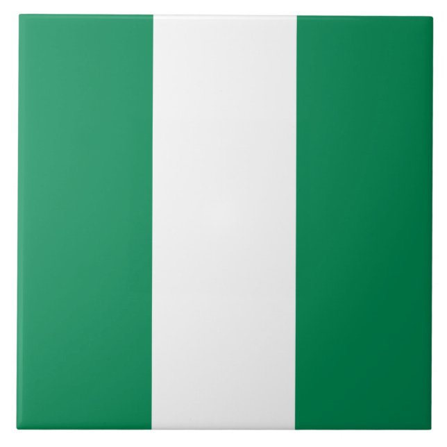 Azulejo De Cerâmica Sinalizador nigeriano (Frente)