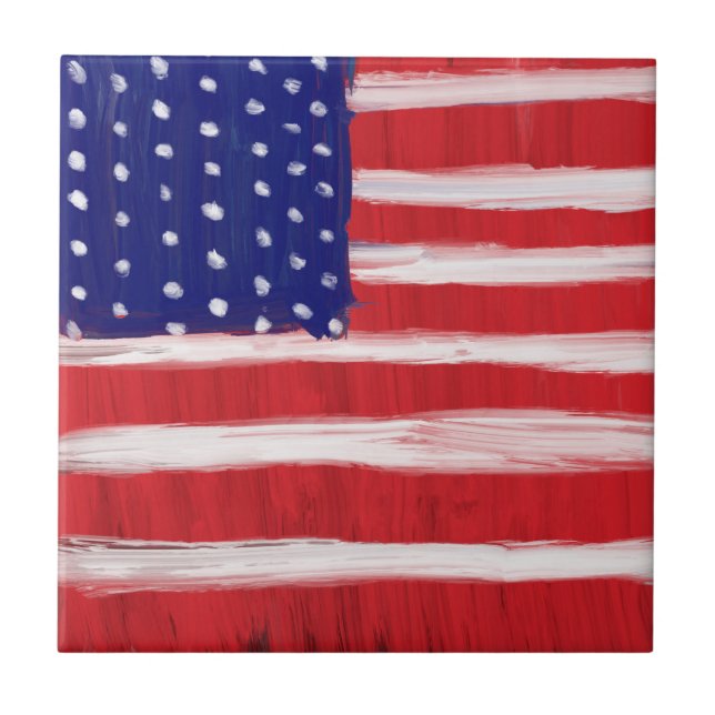 Azulejo De Cerâmica Sinalizador Pintado de Arte Folclada (Frente)