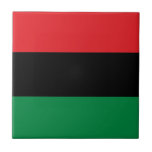 Azulejo De Cerâmica Sinalizador vermelho preto e verde<br><div class="desc">Sinalizador vermelho preto e verde</div>