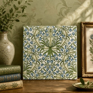 Azulejo De Cerâmica Sininhos Azuis Vintage