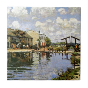 Azulejo De Cerâmica Sisley - The Canal Santo Martin, 1872