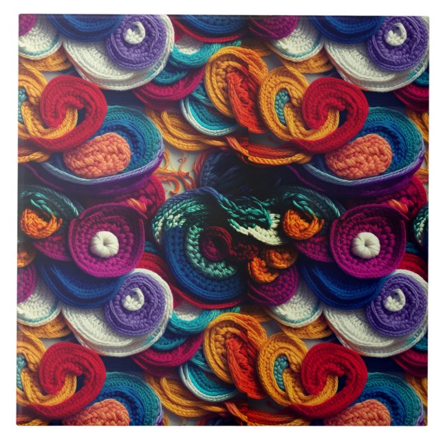 Azulejo De Cerâmica Sistema multicolorido (Frente)