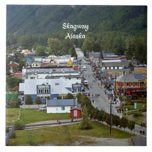 Azulejo De Cerâmica Skagway, Alasca
