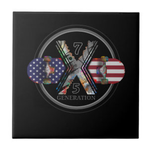 Azulejo De Cerâmica Skate 1975 do americano da geração X