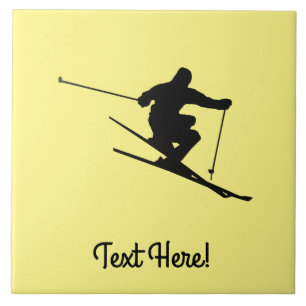 Azulejo De Cerâmica Skier