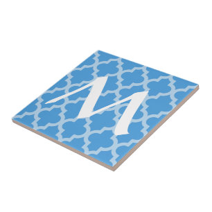 Azulejo De Cerâmica Sky Blue Marrox Moods Quatrefol com Inicial
