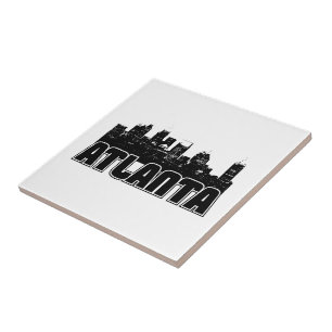 Azulejo De Cerâmica Skyline de Atlanta