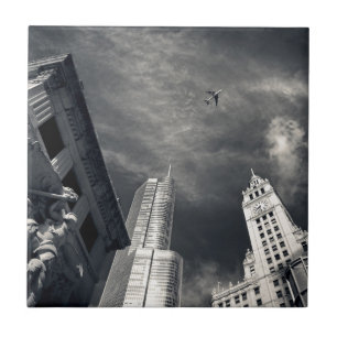 Azulejo De Cerâmica Skyline de Chicago