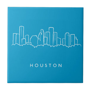 Azulejo De Cerâmica Skyline de Houston