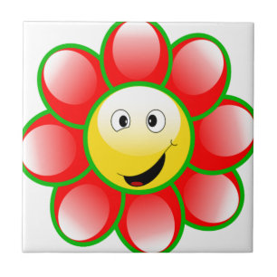 Azulejo De Cerâmica Smiley Sun