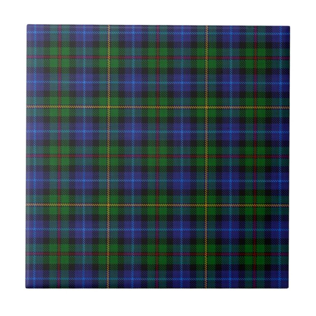 Azulejo De Cerâmica Smith Tartan (Frente)
