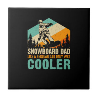 Azulejo De Cerâmica snowboard_pai_like_a_regular_pai_only_way_cooler
