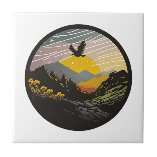 Azulejo De Cerâmica Snowdonia (Frente)