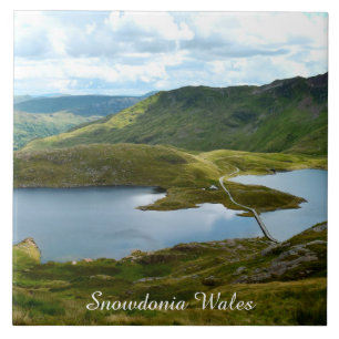 Azulejo De Cerâmica Snowdonia País de Gales