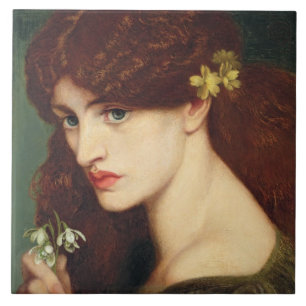 Azulejo De Cerâmica Snowdrops, 1873 (óleo em canvas)