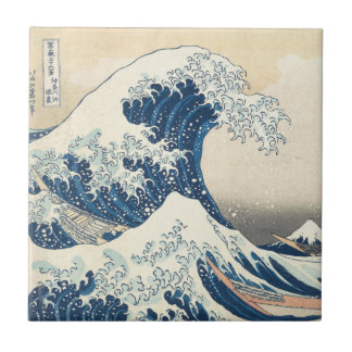 Azulejo De Cerâmica Sob a onda fora de Kanagawa