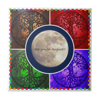 Azulejo De Cerâmica Sob céus de agosto…