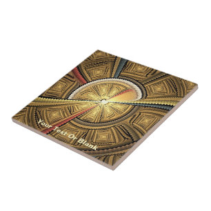 Azulejo De Cerâmica Sob O Templo Dome