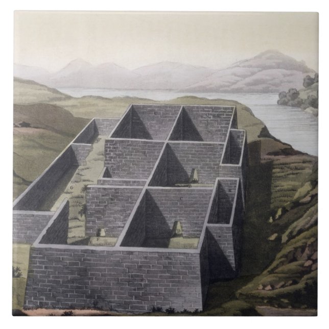 Azulejo De Cerâmica Sobras de um palácio do Inca em Callo, Peru, 'do (Frente)