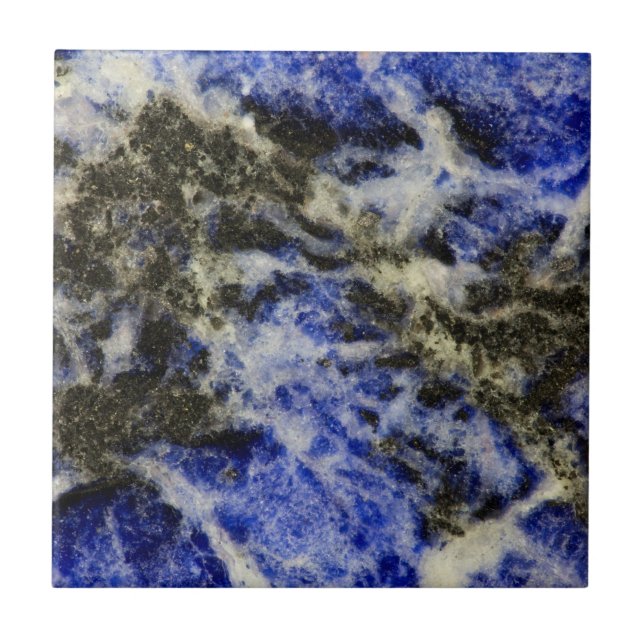 Azulejo De Cerâmica Sodalita Azul (Frente)