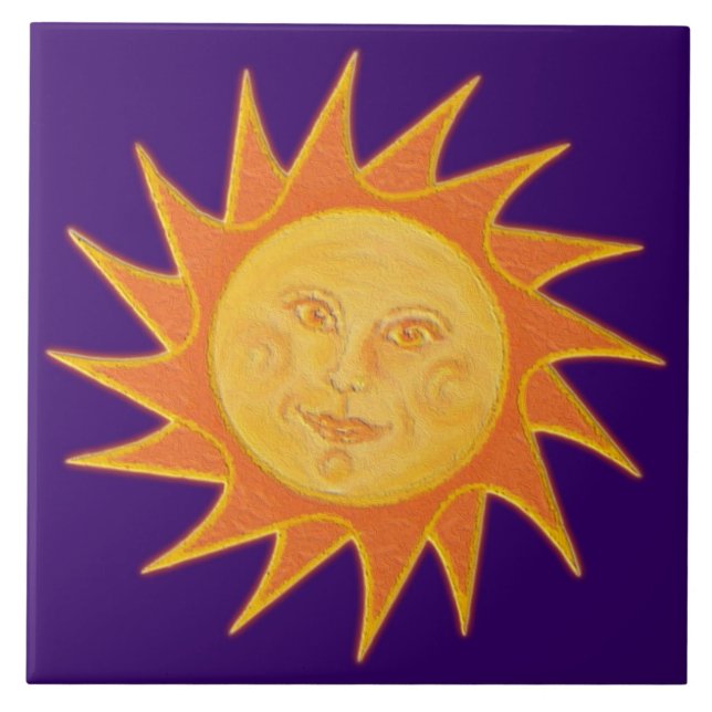 Azulejo De Cerâmica Sol (Frente)