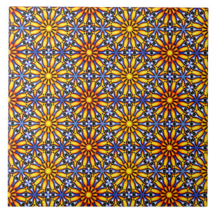 Azulejo De Cerâmica Sol Celestial